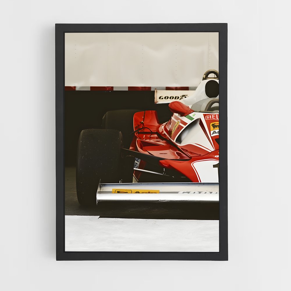 Poster Ferrari de Vitesse – affiche Voitures de Formule 1 (vue 2)